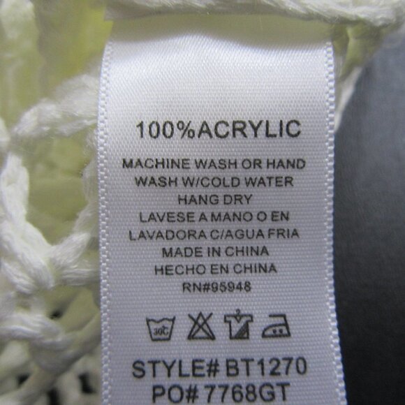 Cozy Casual Ivory Crochet Knit Tank Top
New - Picture 6 of 6